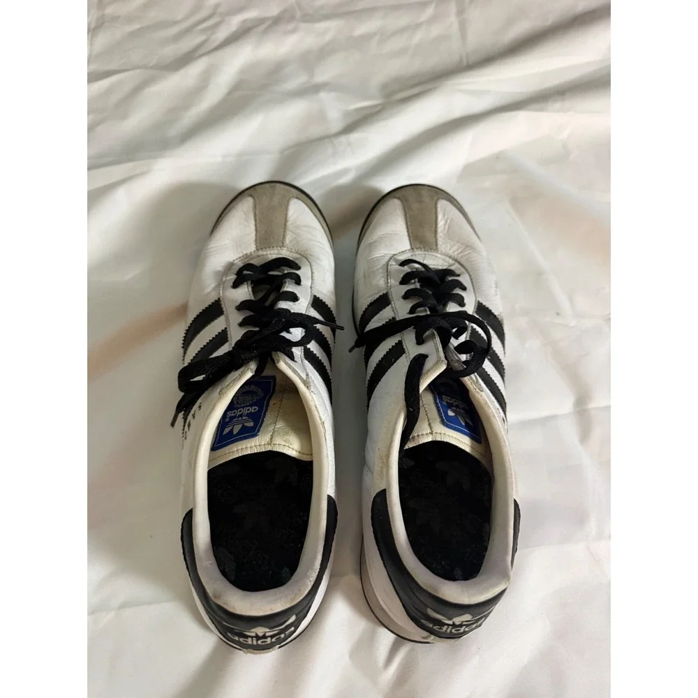Adidas Samoa White Black Grey Suede Retro Lifestyle‎ Sneakers Leather Low Top